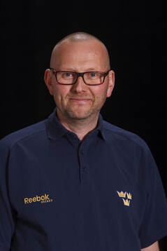 Equipment manager Anders Kellerstam of Sweden poses for a