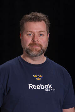 Equipment manager Mats Kellerstam of Sweden poses for a