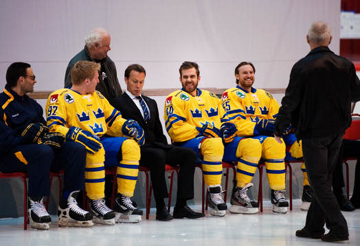 Johan Garpenlöv, Henrik Zetterberg och Niklas Kronwall