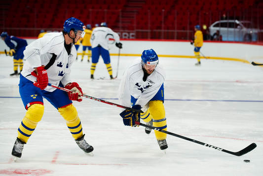 Jonathan Ericsson och Niklas Kronwall
