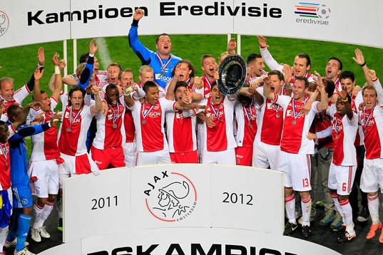 Ajax, Holländska Mästare 2012. Jubel, glädje