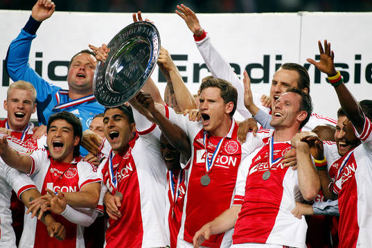 Ajax, Holländska Mästare 2012. Jubel, glädje