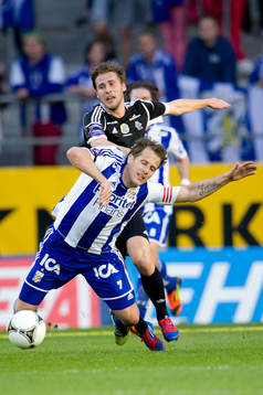 Tobias Hysén, IFK Göteborg. Kevin Walker, GIF Sundsvall