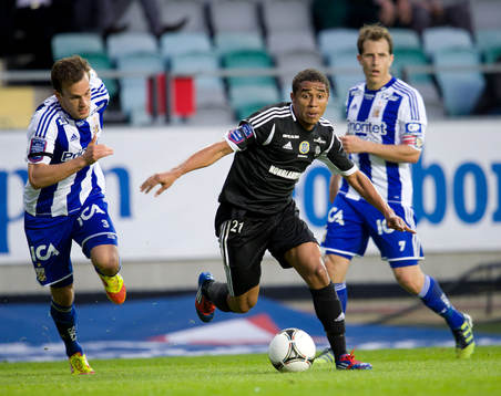 Michel Pires, GIF Sundsvall. Logi Valgardsson, IFK Göteborg