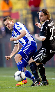 Logi Valgardsson, IFK Göteborg. Kevin Walker, GIF Sundsvall