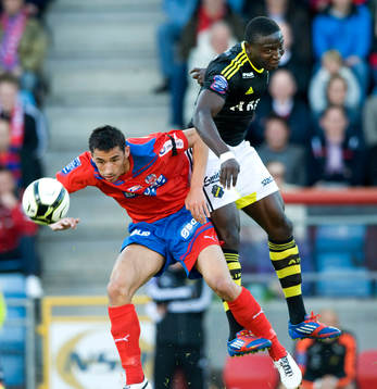 Loret Sadiku, Helsingborg och Alhassan Kamara, AIK
