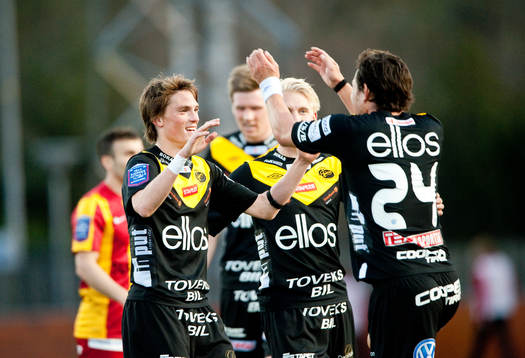Lasse Nilsson och Stefan Ishizaki, Elfsborg, jubel