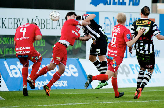 Bläddra bland fler bilder av Fotboll, Superettan, Landskrona - Assyriska