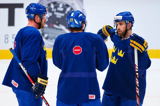 Johan Franzén, Loui Eriksson och Henrik Zetterberg