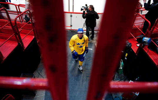 Patrik Zackrisson lämnar träningen