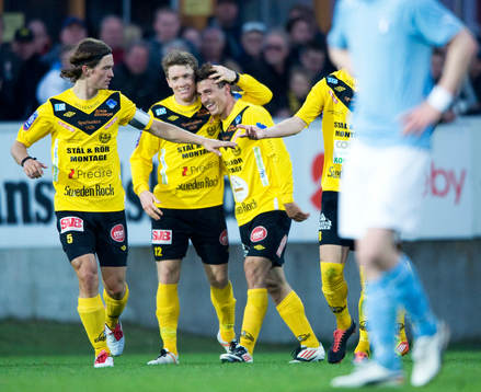 2-2 Erton Fejzullahu, Mjällby, jubel