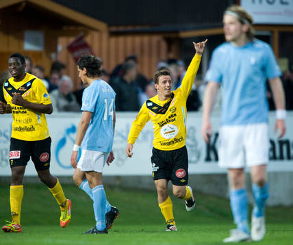 2-2 Erton Fejzullahu, Mjällby, jubel