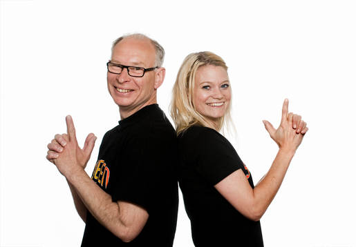 Göran Havik, Tournament Director och Maria af Geijerstam,