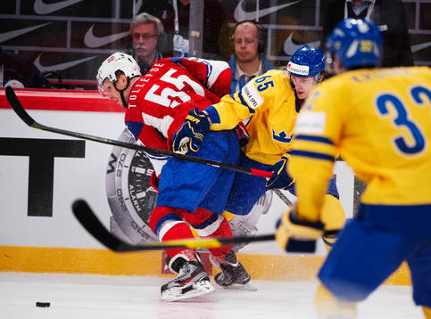 Ole Kristian Tollefsen, Norge, kämpar mot Erik Karlsson,