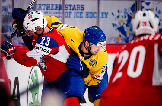 Mats Trygg, Norge, kämpar mot Niklas Persson, Sverige