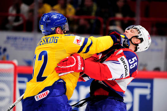 Gabriel Landeskog, Sverige och Ole Kristian Tollefsen,