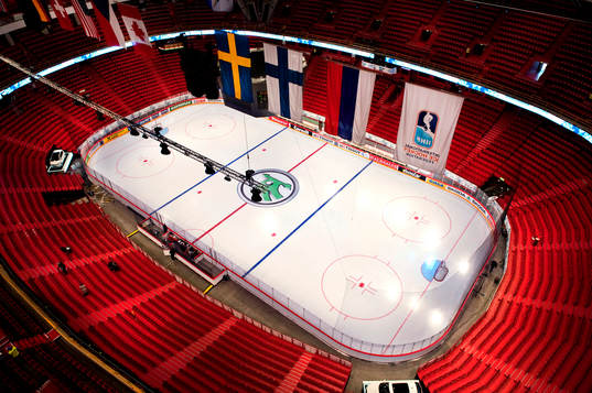 Ericsson Globe Arena. Globen. Interiör Översikt