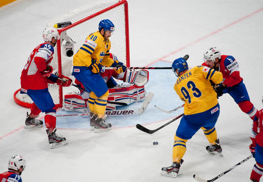 Henrik Zetterberg och Johan Franzén, Sverige framför
