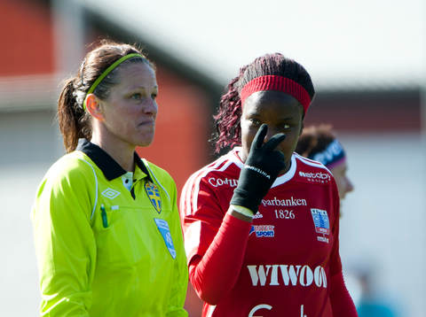 Danesha Adams, Vittsjö, Anika Andric, domare