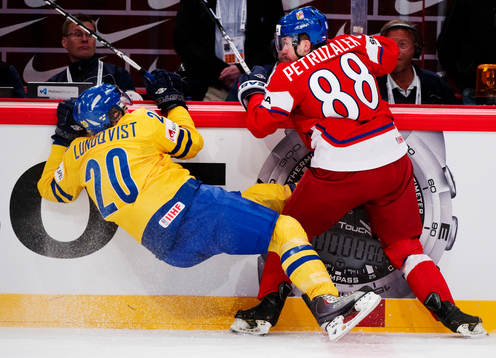 Joel Lundqvist, Sverige, och Jakub Petruzalek, Tjeckien