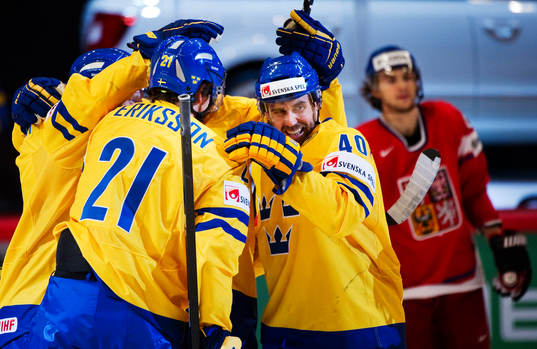 Henrik Zetterberg, Sverige, jubel