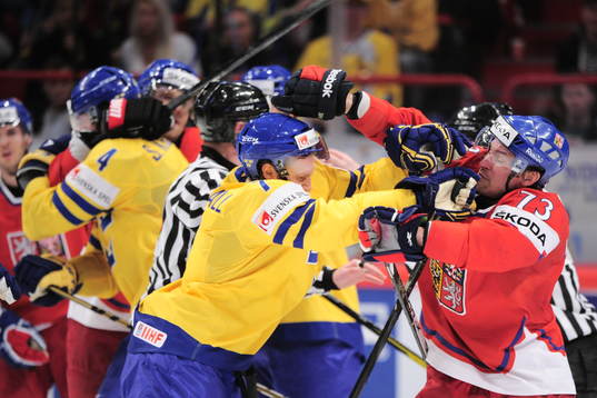 Niklas Kronwall, Sverige och Jakub Stepanek, Tjeckien