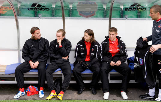 Daniel Nordmark, Alfred Finnbogason, Helsingborg på bänken