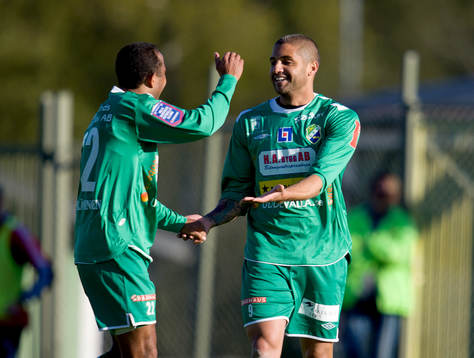 Bruno Santos Da Silva, gör 2-0, jubel