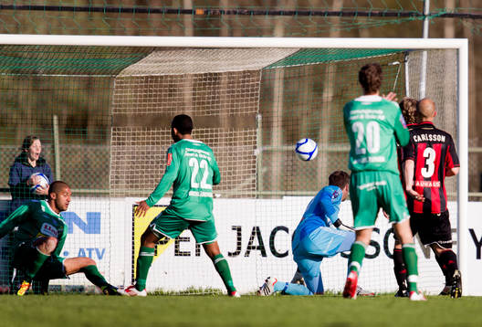 Bruno Santos Da Silva, LJungskile, gör 2-0, jubel