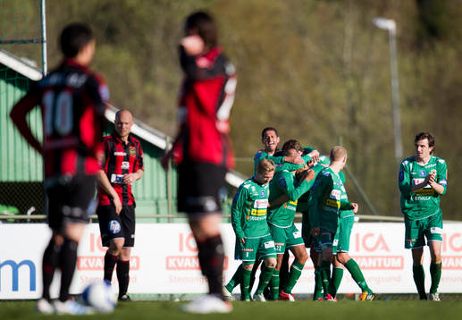 Bruno Santos Da Silva, LJungskile, gör 2-0, jubel
