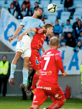 Mathias Ranégie, Malmö går upp och nickar in 2-1