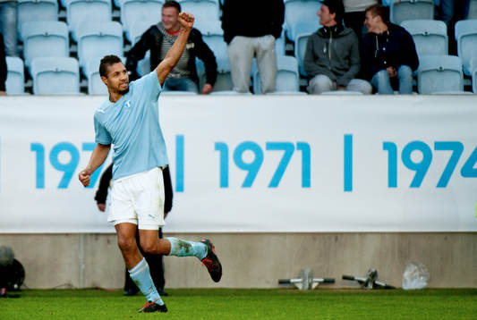 Mathias Ranégie, Malmö. 2-1. Jubel