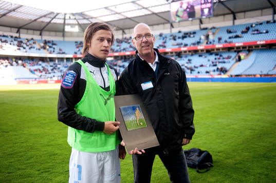 Månadens tipselitspelare, Simon Thern, Malmö. Tipselit