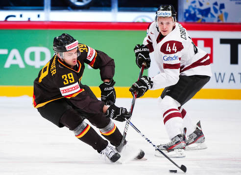 Thomas Greilinger, Tyskland, och Oskars Cibulskis, Lettland