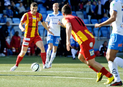 Sharbel Touma, Syrianska, var matchens gigant med sina tre