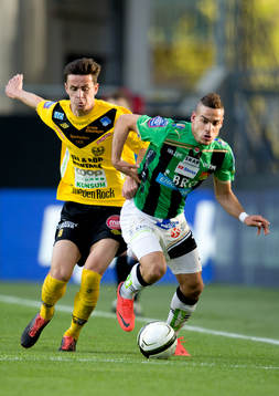 Haris Radetinac, Mjällby. Mervan Celik, GAIS