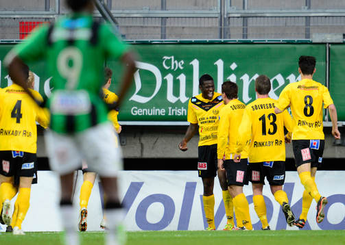 Dominique Kivuvu, Mjällby jubel