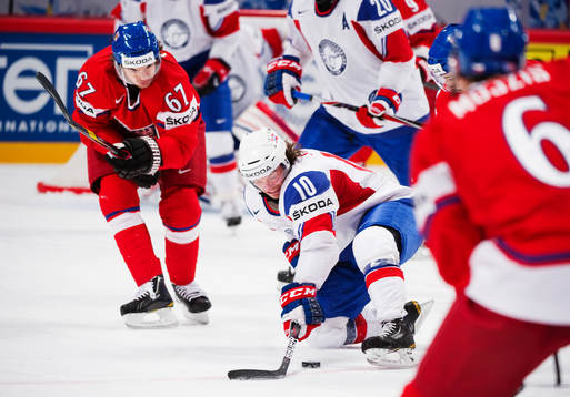 Michael Frolik, Tjeckien, och Lars Erik Spets, Norge