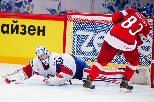 Ales Hemsky, Tjeckien, gör det matchavgörande