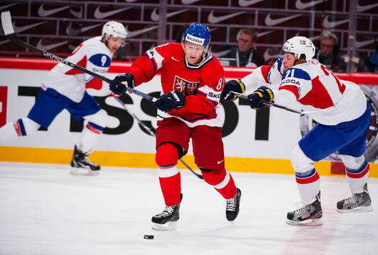 Ales Hemsky, Tjeckien, och Morten Ask, Norge