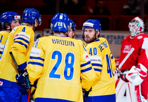 Henrik Zetterberg blinkar till Jonas Brodin, Sverige