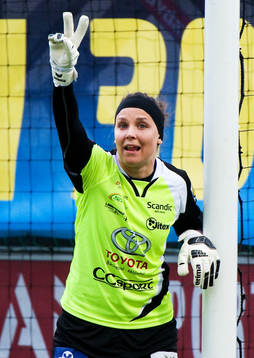 Minna Meriluoto, målvakt