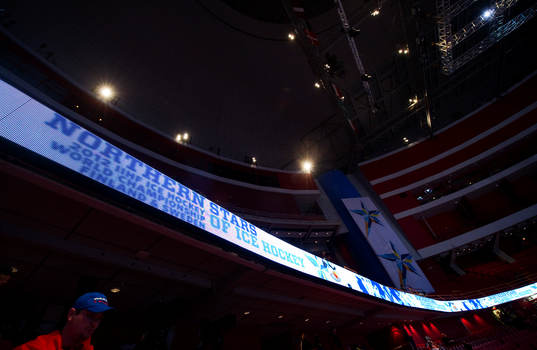 Globe Arenas har i Globen installerat ett nytt LED-ljus