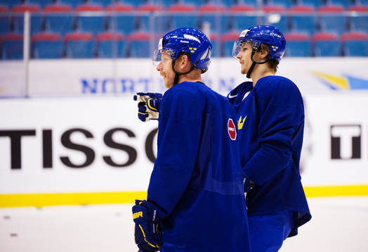 Daniel Alfredsson och Erik Karlsson