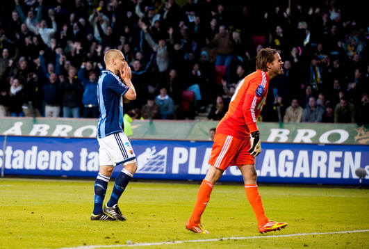 Marc Pedersen, Djurgården rensar undan bollen i eget mål