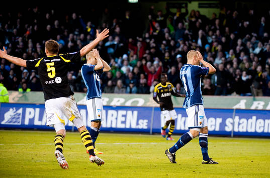 Marc Pedersen, Djurgården rensar undan bollen i eget mål
