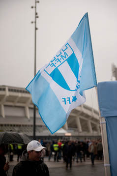 Supporter flagga. Malmö FF