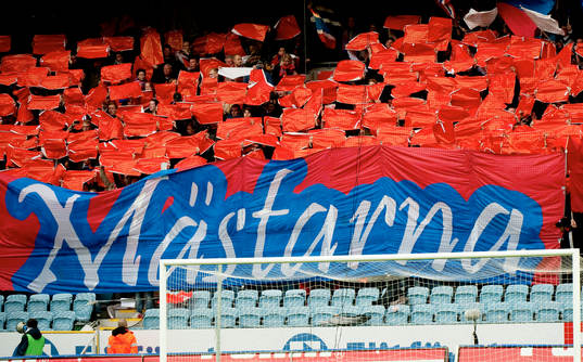 Supporter flagga. Flaggor