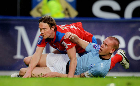 Thomas Sörum, Helsingborg, Pontus Jansson, Malmö FF