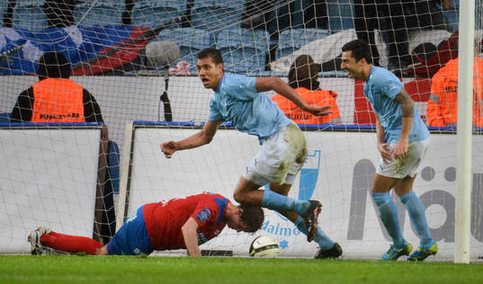 Helsingborg depp, Mathias Ranégie, Malmö FF, jubel, 3-0